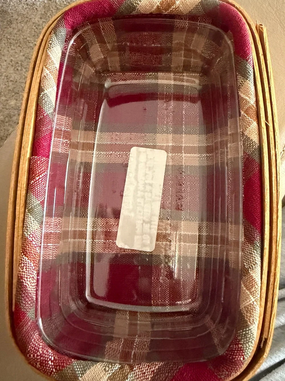 LONGABERGER BISCUIT BASKET SET/2004